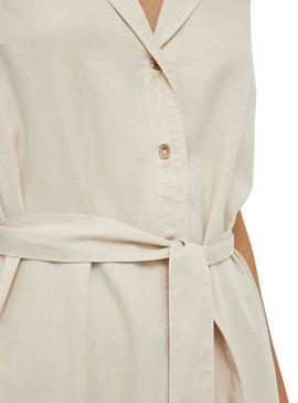 Vestido Pepe Jeans Maggie Bege para Mulher