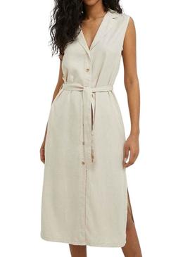 Vestido Pepe Jeans Maggie Bege para Mulher