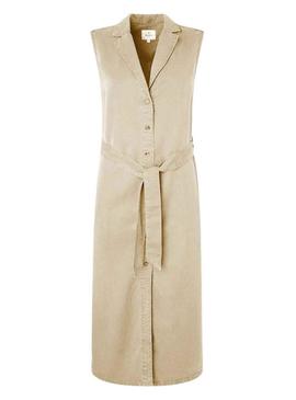 Vestido Pepe Jeans Maggie Bege para Mulher