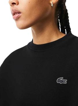 Sweat Lacoste Style Preto para Mulher