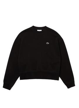 Sweat Lacoste Style Preto para Mulher