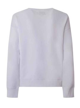 Sweat Pepe Jeans Nora Branco para Mulher