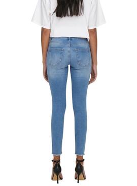 Calças Jeans Only Blush Azul Claro para Mulher