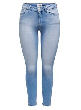 Calças Jeans Only Blush Azul Claro para Mulher