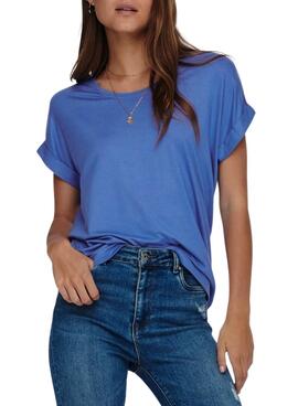 T-Shirt Only Moster Azul para Mulher