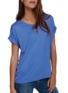 T-Shirt Only Moster Azul para Mulher