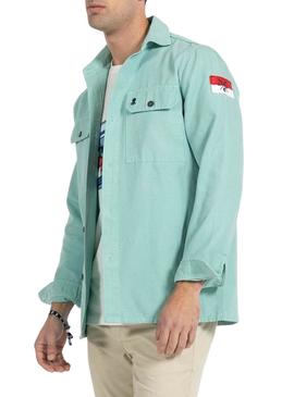 Overshirt El Pulpo Landscape Verde para Homem