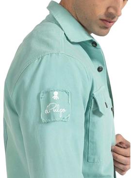 Overshirt El Pulpo Landscape Verde para Homem