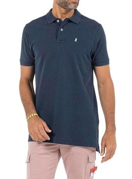 Polo El Pulpo Basic Azul Lavado para Homem