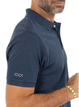 Polo El Pulpo Basic Azul Lavado para Homem