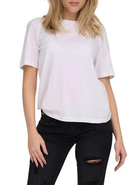 T-Shirt Only Lonely Branco para Mulher