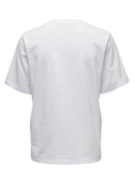 T-Shirt Only Lonely Branco para Mulher