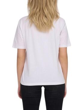 T-Shirt Only Lonely Branco para Mulher