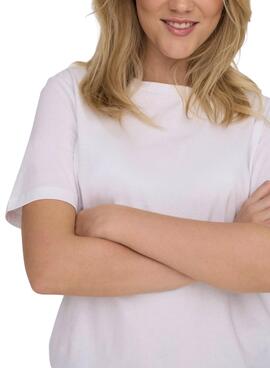 T-Shirt Only Lonely Branco para Mulher