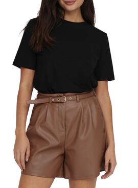 T-Shirt Only Solitário Preto para Mulher