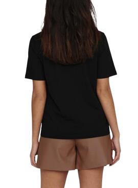 T-Shirt Only Solitário Preto para Mulher