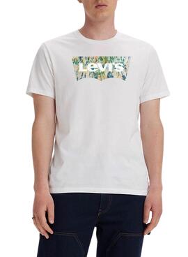 T-Shirt Levis Water Branco para Homem