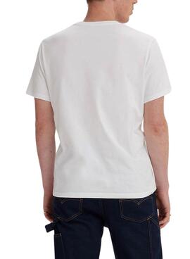 T-Shirt Levis Water Branco para Homem