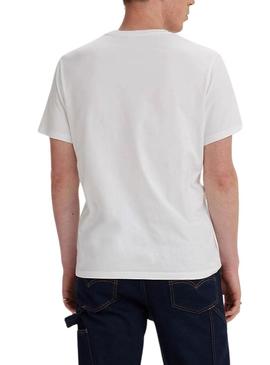 T-Shirt Levis Water Branco para Homem