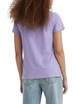 T-Shirt Levis Quilt Morado para Mulher