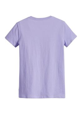 T-Shirt Levis Quilt Morado para Mulher