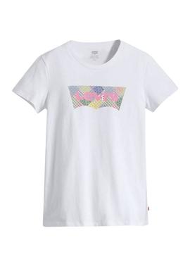 T-Shirt Levis Quilt Branco para Homem