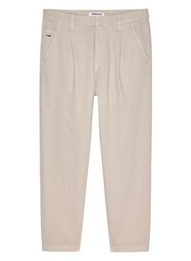 Calças Tommy Jeans Bax Bege para Homem