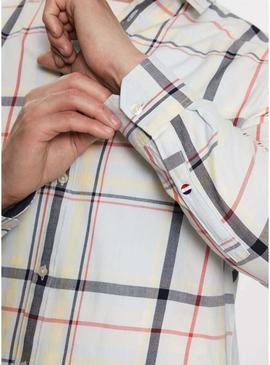 Camisa Tommy Jeans Classic Branco para Homem