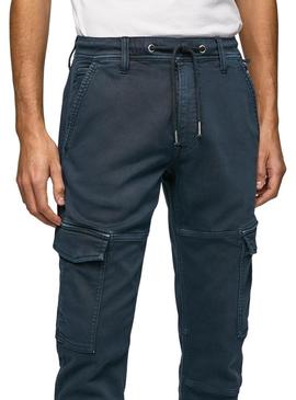 Calças Pepe Jeans Jared Azul Marinho para Homem