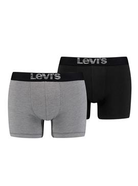 Cuecas Levis Optical Cinza para Homem