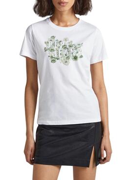 T-Shirt Pepe Jeans Alice Branco para Mulher