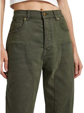 Calças Pepe Jeans Celyn Work Verde para Mulher