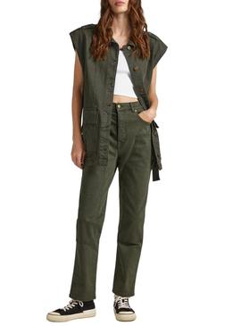 Calças Pepe Jeans Celyn Work Verde para Mulher