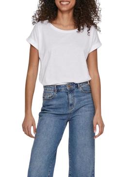 T-Shirt Vila Dreamers Branco para Mulher