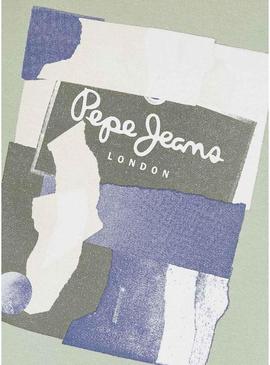 Sweat Pepe Jeans Oldwive Verde para Homem