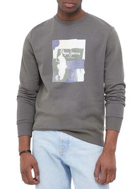 Sweat Pepe Jeans Oldwive Cinza para Homem