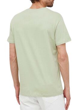 T-Shirt Pepe Jeans Eggo Verde Claro para Homem