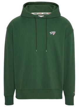 Sweat Tommy Jeans Signature Verde para Homem