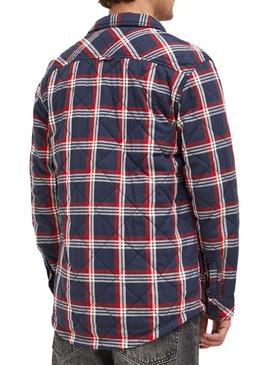 Overshirt Tommy Jeans Padded Azul Marinho para Homem