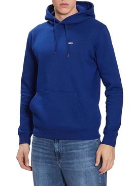 Sweat Tommy Jeans Fleece Azul para Homem