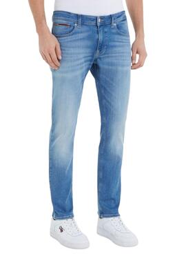 Calças Jeans Tommy Jeans Scanton Azul Claro