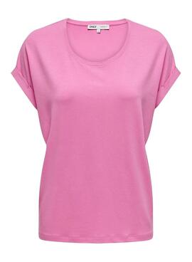 T-Shirt Only Moster Rosa para Mulher