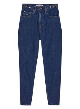 Calças Jeans Tommy Jeans Mom Azul para Mulher