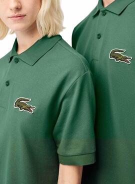 Polo Lacoste Loose Verde para Homem e Mulher