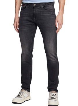 Calças Jeans Tommy Jeans Scanton Slim Preto