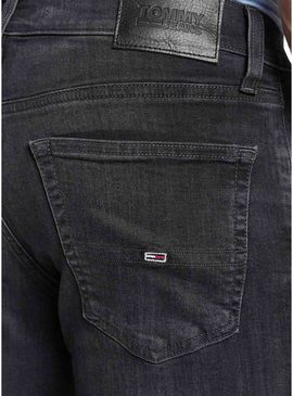 Calças Jeans Tommy Jeans Scanton Slim Preto