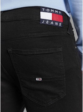 Calças Jeans Tommy Jeans Scanton Preto Homem