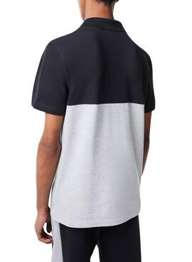 Polo Lacoste Split Azul Marinho para Homem