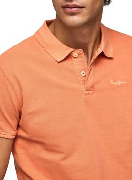 Polo Pepe Jeans Oliver Laranja para Homem