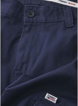 Calças Tommy Jeans Scanton Azul Marinho para Homem